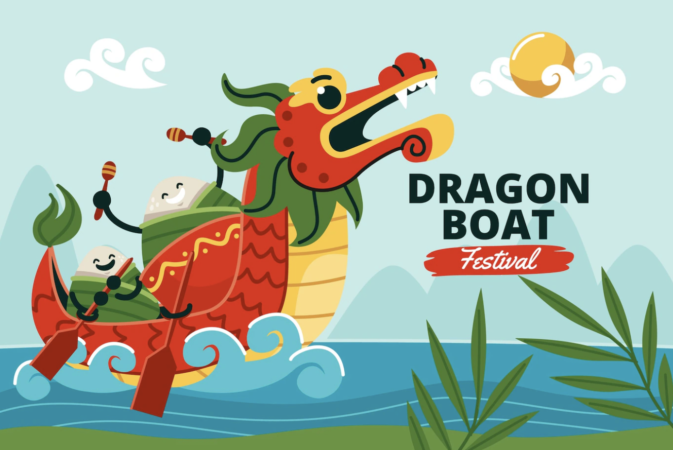 Dragon Boat Festival artwork in the module
